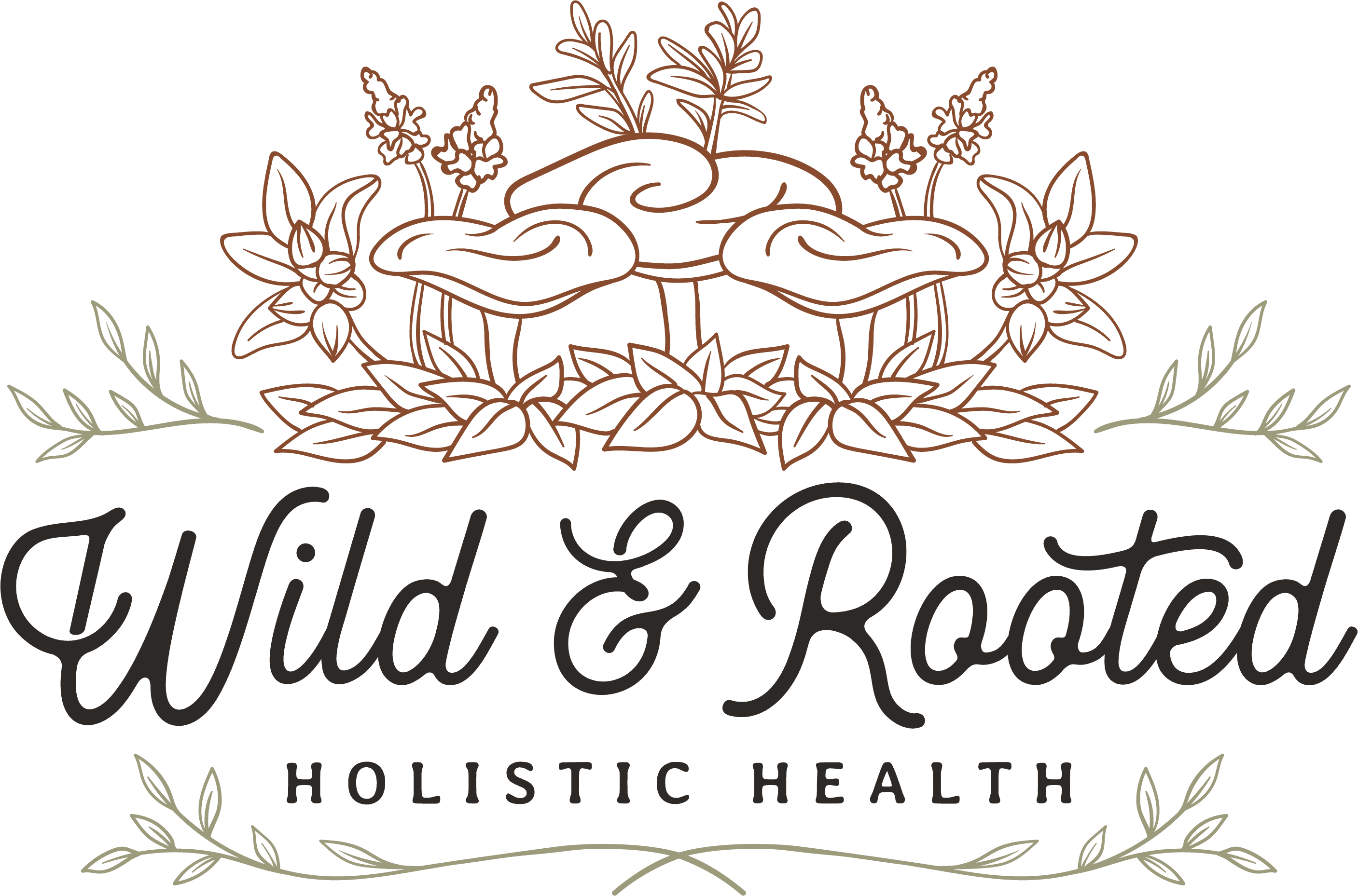 Wild + Rooted Holistic Health logo