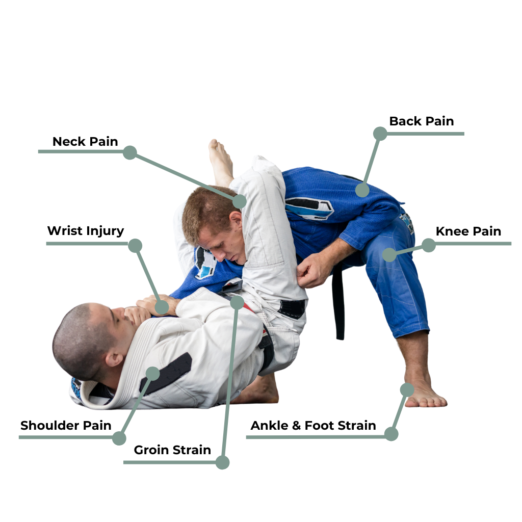 Jiu Jitsu common injuries treated at Thera Performance Lab in Lake Orion, MI